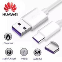 ราคา ชุดชาร์จ หัวเหว่ย ของแท้ สายชาร์จ หัวชาร์จ 40W 5A Type C Huawei Super Charger ของแท้ รองรับ รุ่น Mate9 Mate9pro P10 P10plus P20 P20Pro P30 P30Pro Mate20 (15221795497)