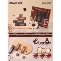 ราคา HH1111 เซตลิปกลอส HASAYA GIRL Chocolate Velvet Lip Gloss มี3โทนสี เกลี่ยง่าย สีสวยชัด ฉ่ำวาวสุดๆ (21230900366)