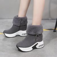 ราคา รองเท้าผ้าใบผู้หญิงฤดูหนาวอบอุ่นรองเท้าหิมะส้นตึกผู้หญิงรองเท้าบูทหุ้มข้อรองเท้าลำลองรองเท้าบูทหุ้มข้อสตรี2023 (20914146024)