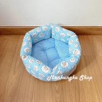 ราคา size M เบาะนอน ทรงโดนัท Donut Bed เบาะนอนแมว ที่นอนแมว ที่นอนสุนัข หมา ที่นอนสัตว์เลี้ยง ซักได้ เบาะ (21264442518)