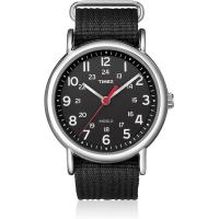 ราคา Timex Weekender Slip Thru Watch Black Black (20426758221)