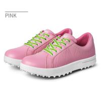 ราคา PGM รองเท้าผ้าใบผู้หญิงรองเท้ากอล์ฟ Spikeless ระบายอากาศกันน้ำ (20961533625)