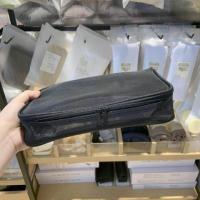ราคา MUJI Muji Storage Bag Cosmetics Swimming Storage Box Net Bag Document Storage Net Bag Travel Portable (17293645968)