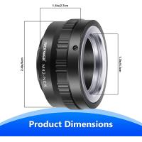 ราคา เลนส์ Neewer ติดตั้งอะแดปเตอร์สำหรับเลนส์ M42สำหรับ Sony NEX E กล้องติดตั้งเหมาะกับ A7S A7โซนี่ A7R A7SII A7II A7RII A3000 A6000 A6300 NEX 3 NEX 5 NEX 5C NEX 5N NEX 5R NEX 6 NEX 7 NEX VG10 20 (2011766