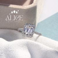 ราคา แหวน Enrich Emerald Shape Ring S925 (19355021838)