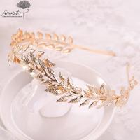 ราคา Amart ที่คาดผมสไตล์ใบไม้คริสตัลสีทองเครื่องประดับผมสำหรับงานเลี้ยงครบรอบ (16484410854)