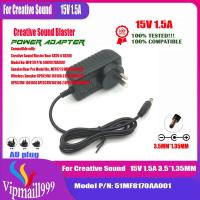 ราคา 15V 1 5A 1 6A AC DC Adapter 15V 2A สำหรับ Creative Sound Blaster ROAR SR20A MF8170 MF8190แหล่งจ่ายไฟ (14563627508)