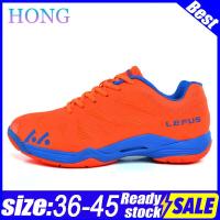 ราคา LEFUS Badminton Shoes For Men Women Professional Training Shoes Mens Running Shoes Breathable Hard Wearing Anti Slippery Shoes (16728608744)