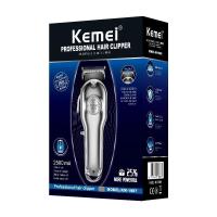 ราคา Kemei 1987ไฟฟ้าแบบมืออาชีพปัตตาเลี่ยนโลหะทั้งหมดที่มีประสิทธิภาพที่โกนหนวดไร้สายช่างตัดผมเครื่องตัดผมเงินสีทอง (20707685455)