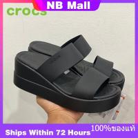 ราคา ของแท้พิเศษ CROCS Brooklyn LiteRide Womens Sports Sandals Slippers Flip Flops รองเท้าส้นสูงผู้หญิง รองเท้าผ้าใบ รองเท้าแตะ The Same Style In The Store The Same Style In The Store (20448843687)
