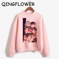 ราคา got7 THEODORA Gradient color bear embroidery crewneck long sleeve cotton thin sweatshirt Korean style chic comfy baggy sweater Fashion new women outerwear baju perempuan (13557227186)