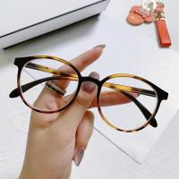 ราคา แว่นสายตาสั้นป้องกันแสงสีฟ้าสำหรับผู้หญิงแว่นตาสายตาสั้นกรอบกลมแว่นสายตาสั้นแว่นตาเกรด (12564981406)