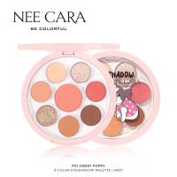 ราคา N337 NEE CARA 8 Color Eyeshadow Palette อายแชโดว์ พาเลท (19152254533)
