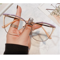 ราคา แว่นตากันขโมยสำหรับผู้ชายและผู้หญิงกรอบโลหะตาแมวแนววินเทจใหม่ (17938757264)