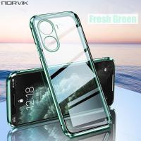 ราคา เคสนิ่มใสสำหรับ Huawei Nova 10 SE กันกระแทกเคสมือถือโปร่งแสงซิลิโคนขอบตรงขอบเลนส์ตัวป้องกันปลอกหุ้มกรอบด้านหลังสุดหรู N2 (17807058679)