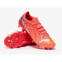 ราคา ของแท้อย่างเป็นทางการ Puma Ultra 1 3 FG สีแดง Mens รองเท้าฟุตซอล The Same Style In The Mall Football Boots With a box (17235689878)
