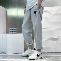ราคา French Trendy Brand Ami Paris Elastic Band Casual Trousers Big Love Legged Trousers Couple Models Autumn And Winter Trends (20682428502)
