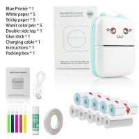 ราคา C9 Portable Mini Printer Sticker Maker Mini Label Maker Thermal Printer Inkless Printing Pocket Photo Printer DIY Office Home (20591158190)