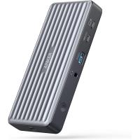 ราคา Anker USB C Docking Station PowerExpand 9 in 1 USB C PD Dock 60W Charging for Laptop 20W Power Delivery Charging 4K HDMI and DisplayPort USB 3 0 and USB 2 0 Data Gigabit Ethernet 3 5 mm Audio (1635302