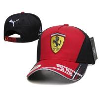 ราคา Hot F1 racing Ferrari baseball cap event mens and womens cotton snapback hat adjustable (19866892358)