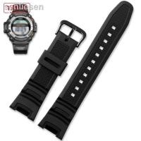 ราคา เคสซิลิโคน แถบนาฬิกาพลาสติกสำหรับ Casio SGW 100 3157สายนาฬิกายางเรซิ่น24มม สายนาฬิกาข้อมือซีรีส์ SGW100 (19669073208)