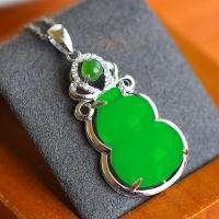 ราคา จี้หินโมราสีเขียวธรรมชาติ925สร้อยคอเงินแท้สำหรับผู้หญิงจี้หินหยกเครื่องประดับ (17505838051)