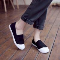 ราคา รองเท้าผ้าใบ ทรง keds สีพื้น สีขาว ชมพู และดำ ขนาด 35 40 สินค้าพร้อมส่ง (15052400880)