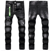 ราคา สไตล์ยุโรป DSQUARED2ยี่ห้อบุรุษกางเกงยีนส์2022บุรุษแฟชั่นสบายๆกางเกงยีนส์บาง Biker หลุมฮิปฮอปเย็บปักถักร้อยยืดหยุ่นกางเกงยีนส์ (18624705592)