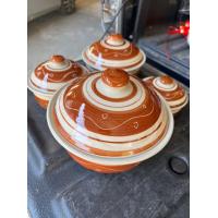 ราคา ชามฝาปิด ถ้วยฝาปิดเซรามิค ถ้วยพร้อมฝาปิด ชามฝาปิดตราไก่ ชุดถ้วยเซรามิค ฝาปิด4ขนาด ชามลำปาง (21213975545)