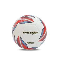ราคา ลูกบอล ลูกฟุตบอล ลูกฟุตบอลหนังเย็บ เบอร์ 5 FIVE STAR รุ่น FT 6600 ขาว แดง (9393938720)