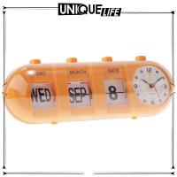 ราคา gsdhhrhshdd Niuniu appliances Digital Manual Flip Down Desk Page Clock Yellow (20345256398)