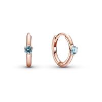 ราคา Pandoraˉ Rose Gold Pink Solitaire Earrings 289304C03 Gifts for Women ต่างหูแพนดอร่าสีชมพูโซลิแทร์ (20285894136)