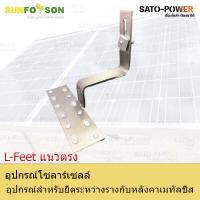 ราคา SFS L Feet แนวตรง อุปกรณ์สำหรับยึดระหว่างรางกับหลังคาเมทัลชีท แคล้มยึดเมทัลชีท สำหรับยึดแผงโซล่าเซลล์ อุปกรณ์โซล่าเซลล์ โครงสร้างโซล่าเซลล์ (12398182379)