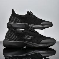 ราคา SKECHERS สเก็ตเชอร์ส รองเท้ากีฬา Mens Relaxed Fit DLux Walker 212285 BLK Mens รองเท้าลำลองผู้ชาย Quick Upgrade Sneaker Menn Ultra Flex 2 0 Shoes GOwalk Skech Air Breatha Ble Shoes (20842584404)