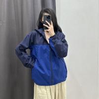 ราคา Uniqlo Childrens clothing for boys and girls portable hooded color blocked thin jacket that can store casual clothes for outdoor use 463588 463589 (20401722957)