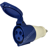 ราคา พาวเวอร์ปลั๊ก SF 223L 3 ขา 32A 220V 2P E พาวเวอร์ ปลั๊ก ปลั๊กเพาเวอร์ ต่อสายไฟ หัวปลั๊ก ตัวผู้ ตัวเมีย เพาเวอร์ปลั๊ก ปลั๊ก มีขนาด 3P 4P 5P 16A 32A 63A 3ขา 4ขา 5ขา L N GLine Nuetron Ground พาวเวอร์ปลั๊