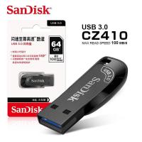 ราคา 5pcs SanDisk CZ410 USB3 0 Flash Drive 32GB 64GB 128GB Ultra Shift 100 เมกะไบต์ วินาทีหน่วยความจำสีดำ U Disk Mini Pendrive 100 Original (10429631510)