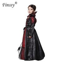 ราคา Girls carnival vampire cosplay costume childs noble Vampire Clothing Kids Vampire Costumes Halloween Costume for kids M L XL (20575873855)