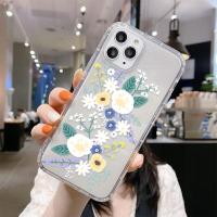 ราคา Good case Phone Case for iPhone 12 Pro Max iPhone 11 Pro Max X XR XS SE 2020 8 7 6 6S Plus Covers Soft Silicone Oil Painting Flowers Korean Couple Style Phone Cases Shockproof TPU Shell Ultra thin Cov