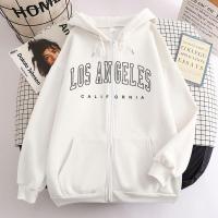ราคา เสื้อแจ็กเก็ตกันหนาวลําลอง มีฮู้ด แต่งซิป พิมพ์ลาย KPOP Los Angeles California ทรงหลวม สําหรับผู้ชาย และผู้หญิง 2022 (19898304324)