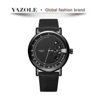 ราคา YAZOLE นาฬิกา ผู้ชาย ลำลอง ชำระเงินปลายทาง สร้างสรรค์ แฟชั่น กันน้ำ ของขวัญวันเกิด สายหนัง 518 (20877681094)