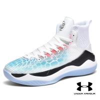 ราคา Under Armour ใหม่ผู้ชายรองเท้าบาสเกตบอลสูงรองเท้าบาสเกตบอลที่เป็นประโยชน์สำหรับผู้หญิงลื่นดูดซับแรงกระแทกรองเท้ากีฬา (19511174445)