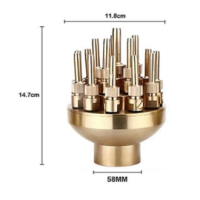 ราคา หัวน้ำพุทรงพุ่งสูง 3 ชั้น ทองเหลืองหนาแท้ ขนาด 1 1 5 2 นิ้ว ตกแต่งสวยน้ำ อ่างปลา บ่อปลา (20124429007)