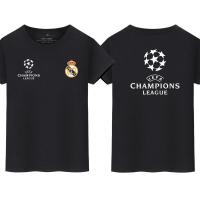 ราคา New Champions League Real Madrid เสื้อยืดแขนสั้น เบอร์ 7 Cotton Neck Round T Shirt (18316888912)