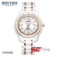 ราคา ลดราคาพิเศษ RHYTHM รึทึ่ม นาฬิกาข้อมือผู้หญิง สายเซรามิก รุ่น C1101C01 C1101C02 C1101C03 C1101C04 (17466676832)