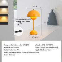 ราคา XINLANYASHE โคมไฟตกแต่งบรรยากาศโคมไฟตั้งโต๊ะดอกไม้ตูมนอร์ดิกห้องแต่งงานห้องนอนโคมไฟทรงเห็ดข้างเตียงโคมไฟตั้งโต๊ะดอกตูม (20061259746)