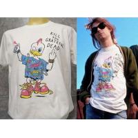 ราคา เสื้อยืดฤดูร้อนcalเสื้อวงนำเข้า Kurt Cobain Kill The Grateful Dead Duck Punk Nirvana Grunge Retro Style Vintage T shirt (17836395680)
