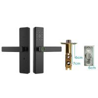 ราคา สมาร์ทล็อค ล็อคอิเล็กทรอนิกส์ กลอนประตูดิจิตอล digital door lock ล็อคดิจิตอล ลูกบิดประตูดิจิตอล สแกนลายนิ้วมือ รหัสผ่าน บัตร IC กุญแจ (21278464519)