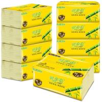ราคา 10 Packing Paper Towel Bamboo Pulp Tissue Paper 300 Napkins Household Bamboo Toilet Paper E001 (13340904987)