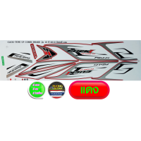 ราคา สติกเกอร์ ปี 2010 รุ่น15 Click Combi Brake สติกเกอร์มอไซค์ คลิก ปี2010 รุ่น15 สีสวย สีสด สีไม่เพี้ยน (2615158628)